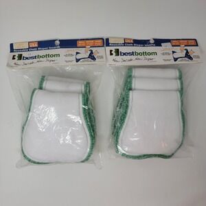 6 New Best Bottom Small Stay Dry Reusable Cloth Diaper Inserts ~ Up to 14 pounds